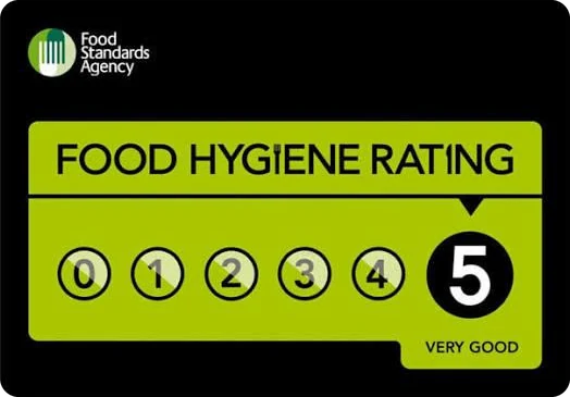 Food Standards Agency food hygiene rating: 5, very good