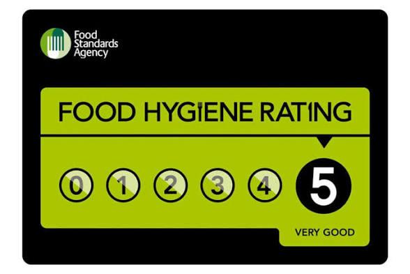 5-Star Food Hygiene Rating